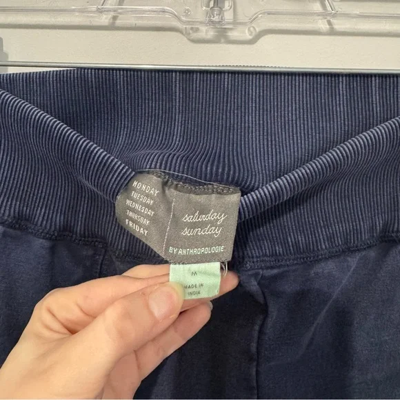 Anthropologie Saturday Sunday Johanna Lounge Sweatpants Blue size M - Picture 6 of 7